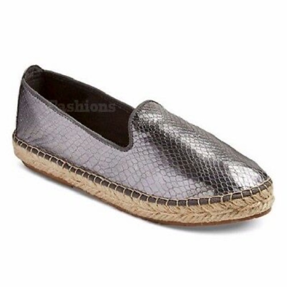 DV Dolce Vita Tia Espadrille Flats Pewter